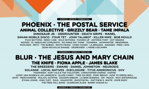 NICK CAVE & THE BAD SEEDS, PHOENIX, MY BLOODY VALENTINE, THE POSTAL SERVICE e BLUR saranno nella line up del PRIMAVERA SOUND 2013.