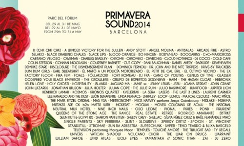 Al via il PRIMAVERA SOUND 2014 e il PRIMAVERA PRO 2014