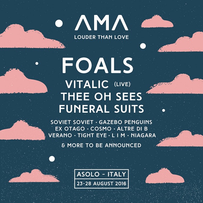 AMA Music Festival 2016, Asolo: i primi nomi dell’edizione 2016