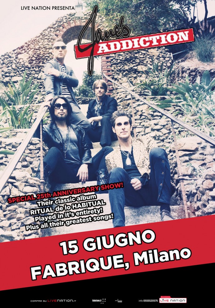 JANES’ ADDICTION: unica data italiana!