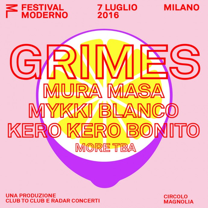 Mura masa, Mykki Blanco, Kero Kero Bonito:  DATE UNICHE NELLA LINE UP DI FESTIVAL MODERNO!