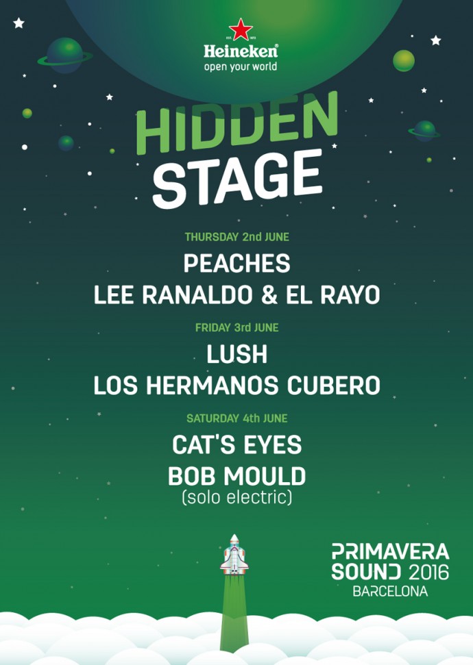 Ecco gli orari del Primavera Sound 2016 e la programmazione dell'Heineken Hidden Stage