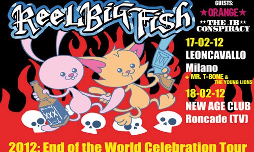 REEL BIG FISH a Milano saranno accompagnati dai Mr. T-Bone & The Young Lions