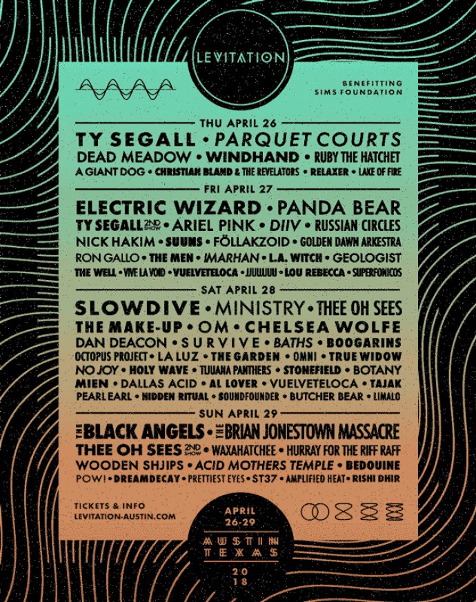 Levitation 2018 - Austin: annunciate nuove aggiunte alla Line-up e nuovi shows 