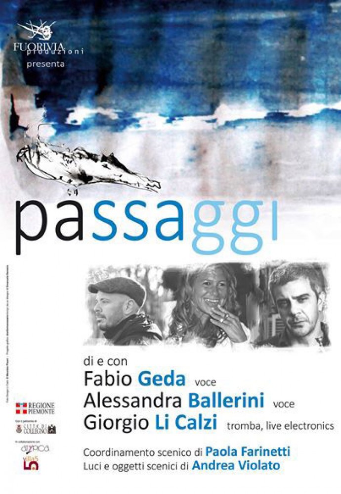 Debutto a Villa5 per PASSAGGI, il nuovo spettacolo di Fabio Geda, Alessandra Barberini e Giorgio Li Calzi