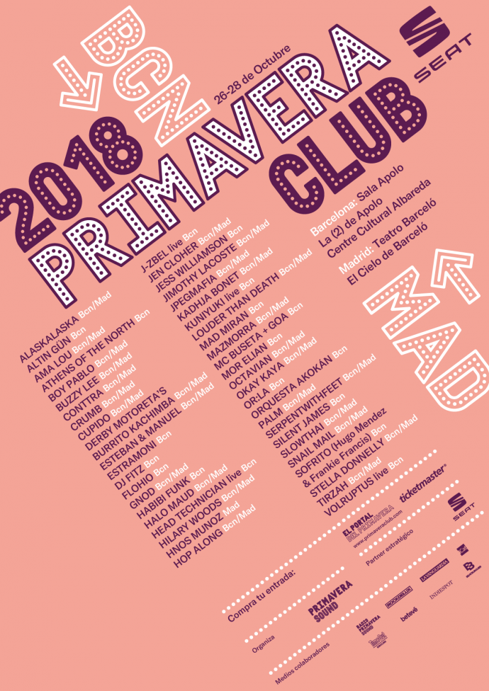 Un nuovo dizionario della musica: Primavera Club, edizione 2018