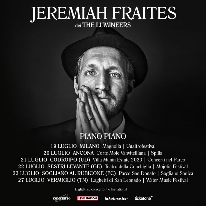 Si aggiunge una nuova data al tour di Jeremiah Fraites