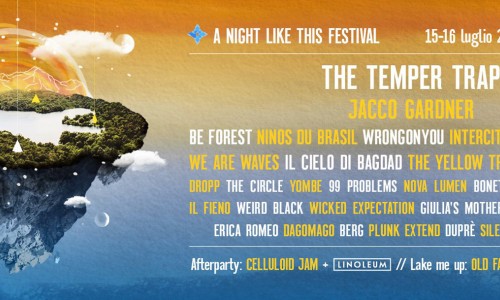 THE TEMPER TRAP al festival ANightLikeThis 2016 di CHIAVERANO (TO)