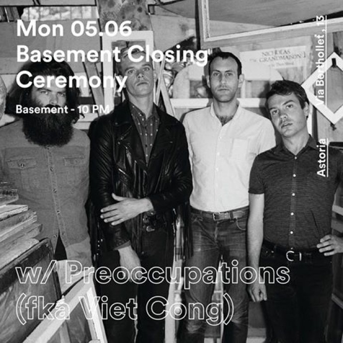 Preoccupations (fka Viet Cong, Jagjaguwar, Cdn) Live - Astoria