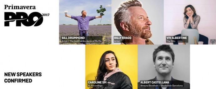 Bill Drummond, Billy Bragg and Viv Albertine presenzieranno al programma del Primavera Pro 2017 