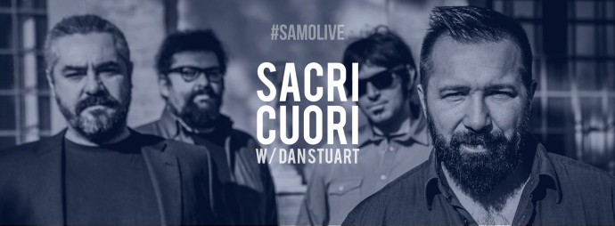 SACRI CUORI w/ Dan Stuart live at SAMO, giovedì 21 aprile. Da non perdere!