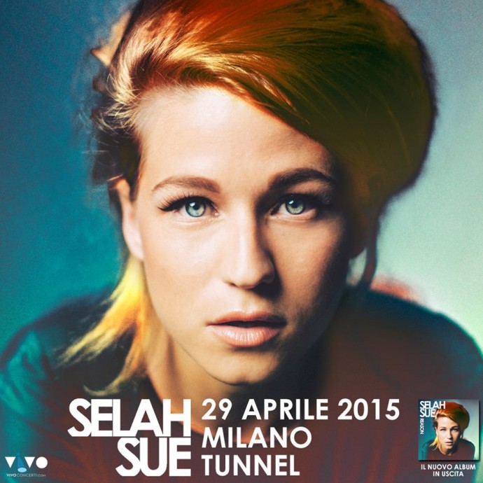 SELAH SUE: UNICA DATA ITALIANA PER LA CANTAUTRICE BELGA DI RAGGAMUFFIN. 29 APRILE - TUNNEL - MILANO