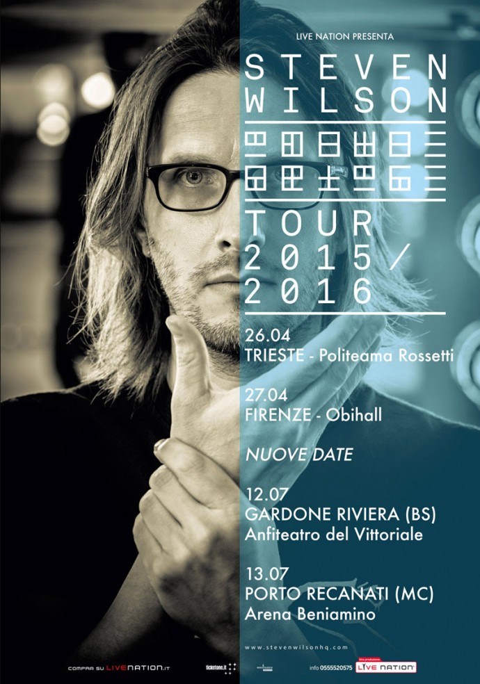 STEVEN WILSON: aggiunte due date a luglio