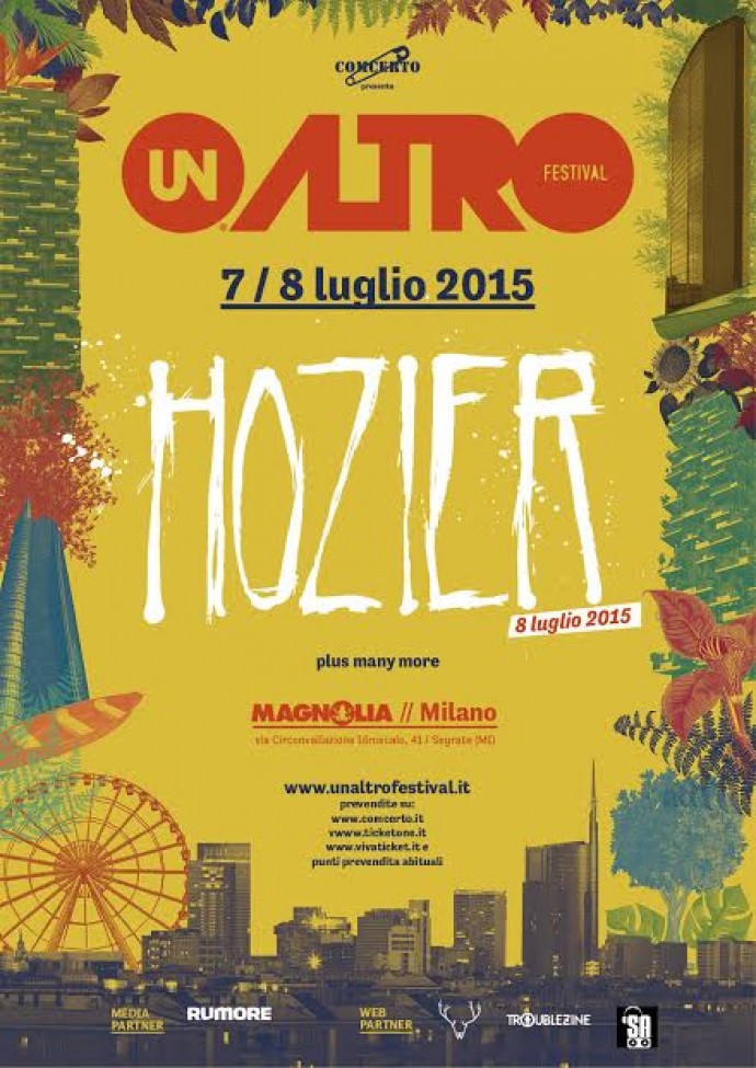 Torna un UNALTROFESTIVAL 2015 ...sarà HOZIER il primo headliner del Festival! Video di Hozier: 