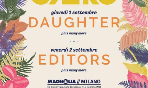 UnAltroFestival 2016: in arrivo a Milano l'1 e il 2 settembre: con Editors, Daughter, Edward Sharpe & the Magnetic Zeros, the Strumbellas, Flo Morrissey e tanti altri!