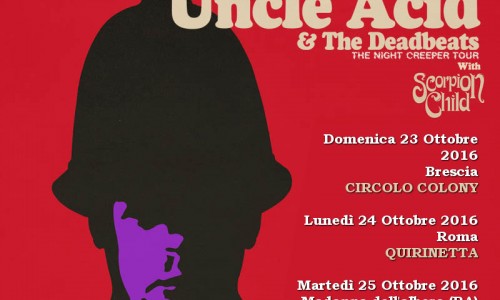 UNCLE ACID in Italia ad Ottobre per tre date con Scorpion Child