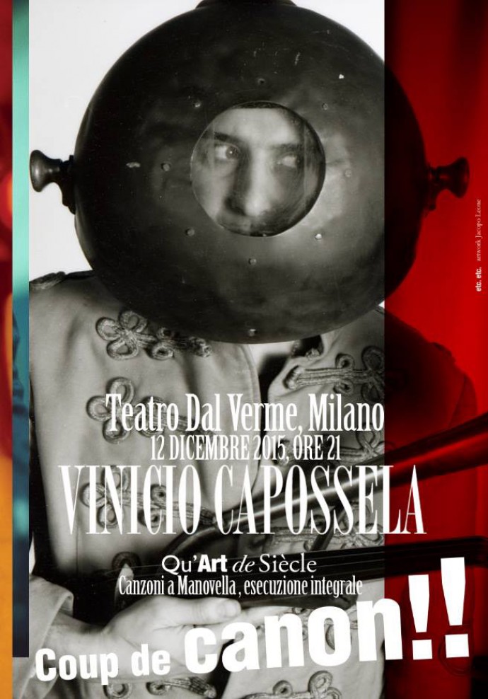 Vinicio Capossela a Milano con 'Qu’Art de Siècle' - CANZONI A MANOVELLA!