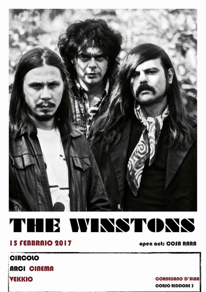 The Winstons (Dell'Era,Gabrielli,Gitto) al CinemaVekkio mercoledì 15 feb