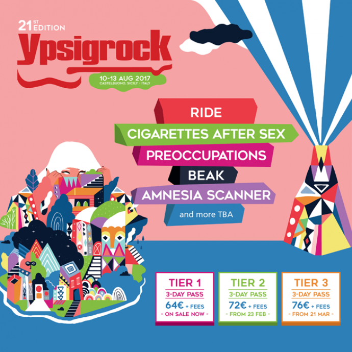 Ypsigrock - Ride, Preoccupations e Beak> tra i protagonisti dell'edizione 2017