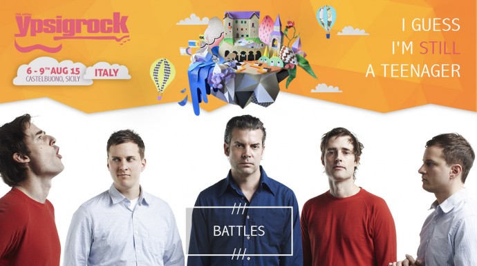 BATTLES: NUOVO ALBUM E DATA UNICA ESTIVA ESCLUSIVA ALL’YPSIGROCK FESTIVAL AD AGOSTO! Video di My Machines' (featuring Gary Numan)