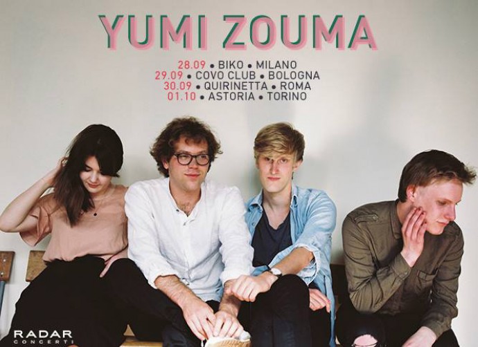 Yumi Zouma: quattro date in Italia a Settembre, il 01 ottobre in concerto all' Astoria, Torino!