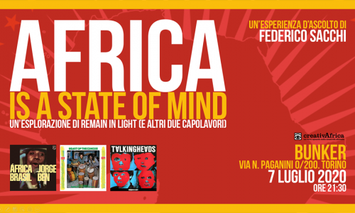 CreativAfrica si sdoppia: 7/7 recupero Africa Is A State Of Mind + 9/7 sfilata e musica