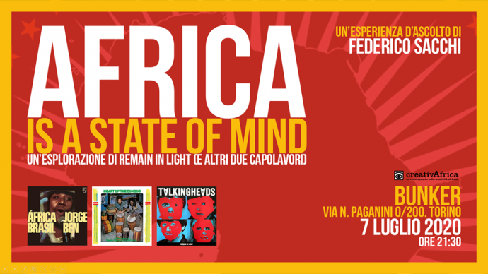 CreativAfrica si sdoppia: 7/7 recupero Africa Is A State Of Mind + 9/7 sfilata e musica