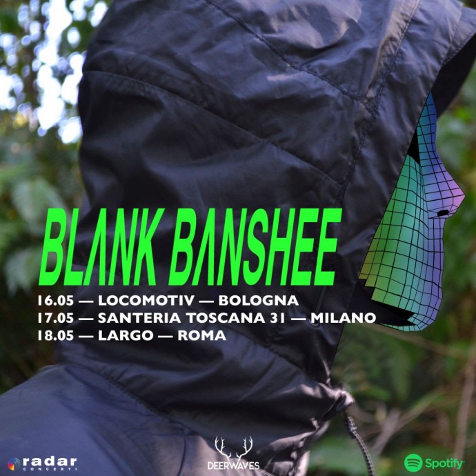   Blank Banshee: il pioniere della vaporwave torna in Italia con tre date (16.05 - Locomotiv, Bo / 17.05 - Santeria Toscana 31, MI / 18.05 - Largo, Rm)