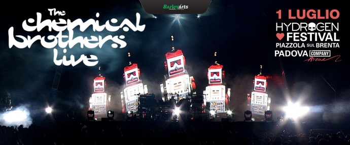 The Chemical Brothers Live domani ad Hydrogen Festival: l'evento elettronico dell'estate a Piazzola sul Brenta