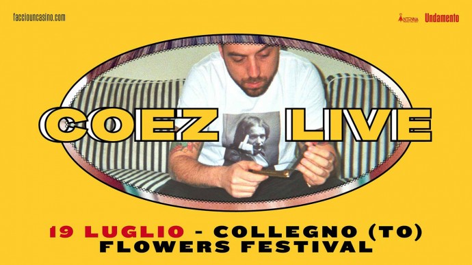 Coez Live al Flowers Festival di Collegno (TO)