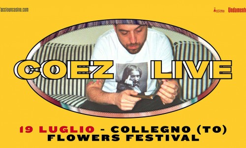 Coez Live al Flowers Festival di Collegno (TO)