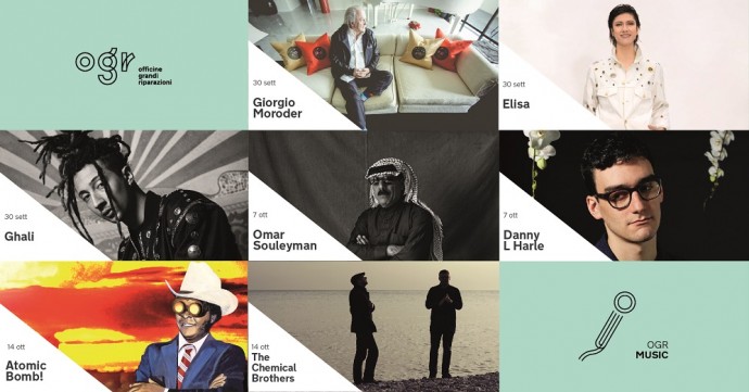 10 Artisti internazionali per l’apertura delle Nuove Ogr di Torino, da domani on line i primi 1.200 biglietti gratuiti per i concerti.