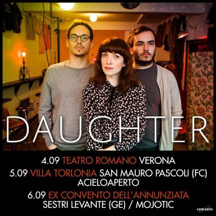 Daughter: nuovo singolo e tre live in italia a settembre