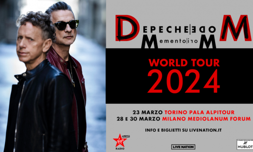 I Depeche Mode tornano in Italia con tre appuntamenti il 23 marzo al Pala Alpitour di Torino, il 28 e il 30 marzo al Mediolanum Forum di Milano