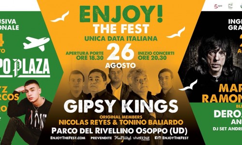 Enjoy! The Fest: a Osoppo (UD) eccellenze enogastronomiche per un’offerta di qualità non solo musicale
