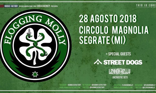 Flogging Molly: sempre più vicina la data estiva a Milano