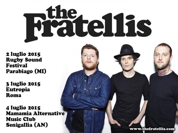THE FRATELLIS: manca solo una settimana all'arrivo in Italia della band scozzese! Tre appuntamenti live. Video/ascolto di 'Me And The Devil' da Eyes Widem Tongue Tied’