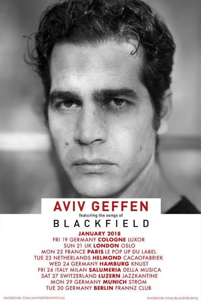 Aviv Geffen dei Blackfield in arrivo alla Salumeria della Musica di Milano