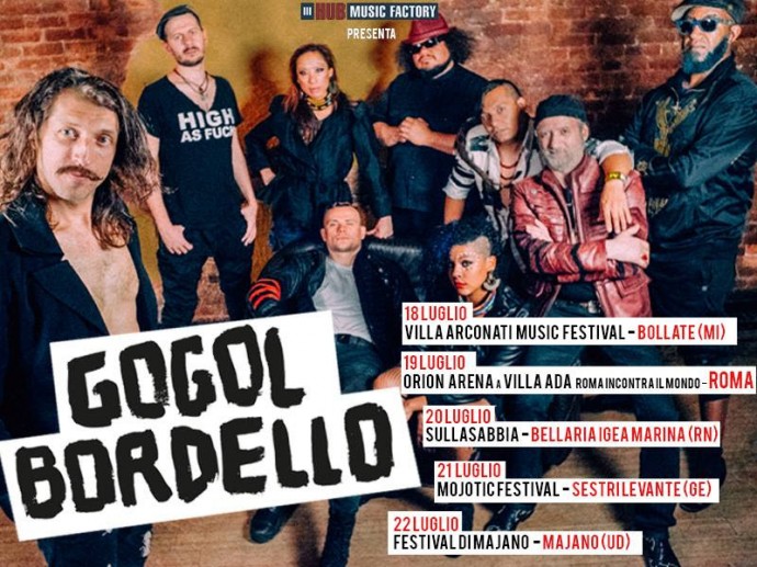 Gogol Bordello: parte settimana prossima il tour estivo.