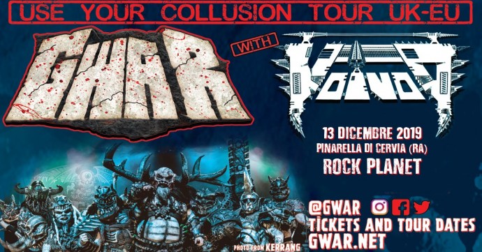  Gwar, una data in Italia a dicembre