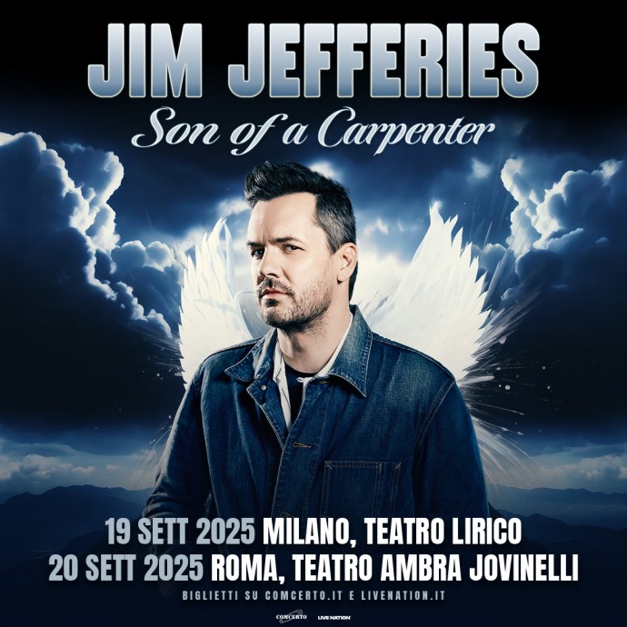 Jim Jefferies in Italia a settembre con