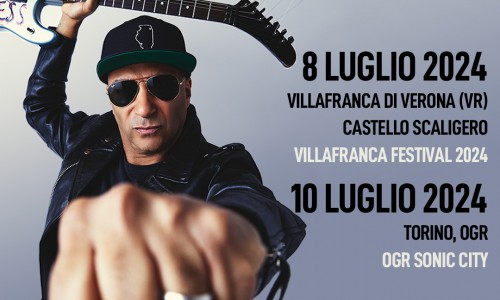 La leggenda del rock Tom Morello live in Italia a luglio!
