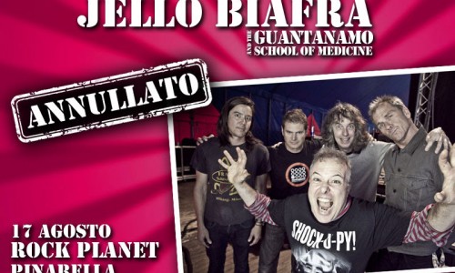 JELLO BIAFRA: *ANNULLATO* IL CONCERTO AL ROCK PLANET