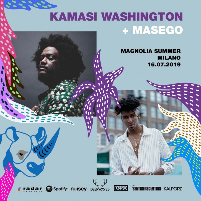 Kamasi Washington & Masego: (16.07, Circolo Magnolia) il profeta del jazz contemporaneo incontra l’anima della 