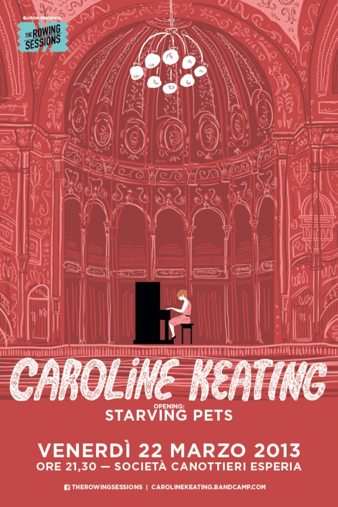 CAROLINE KEATING (canada) in concerto al Circolo Canotieri Esperia di Torino per The Rowing Session