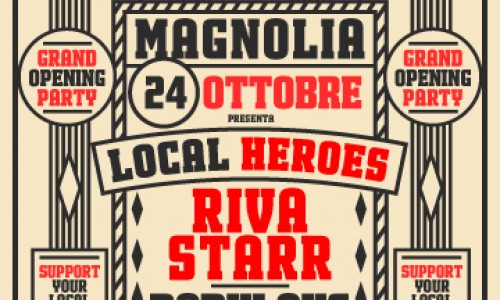 CIRCOLO MAGNOLIA OPENING WEEKEND - 24 OTTOBRE Riva Starr + Populous/25 OTTOBRE E-Green live + Fritz Da Cat dj set