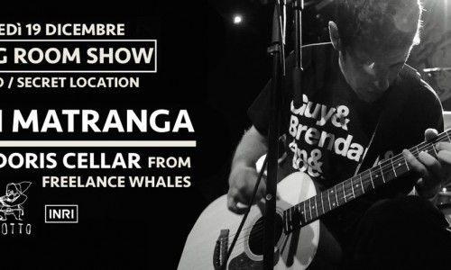 Jonah Matranga,  Living Room Show - lunedì 19 dicembre a Torino!