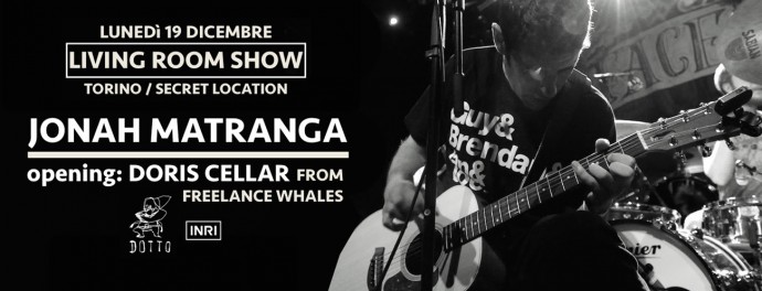 Jonah Matranga,  Living Room Show - lunedì 19 dicembre a Torino!