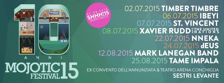 MOJOTIC FESTIVAL 2015 - 10 anni di Mojotic!