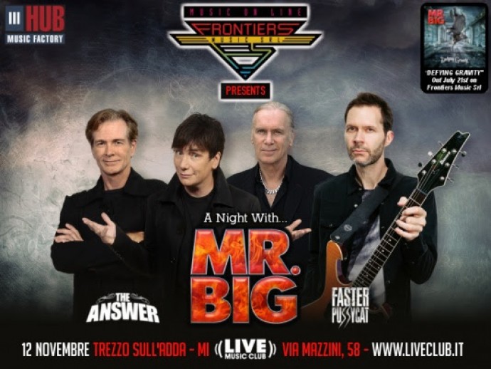 Mr. Big: il prossimo novembre un'unica data italiana!